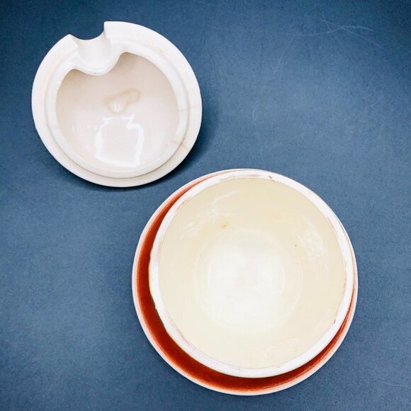 Kitsch Mr. Yummy Jelly Jam Jar Anthropomorphic Condiment Container Japan - Picture 6 of 14